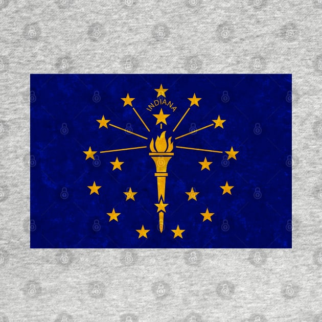 State flag of Indiana by Enzwell